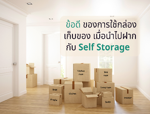 ข้อดีของการใช้กล่องเก็บของเมื่อนำไปฝากกับ Self Storage