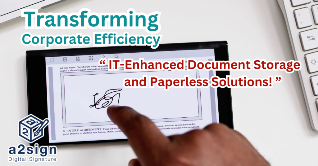 a2sign (Digital Signature) : IT-Enhanced Document Storage & Paperless Solutions! 📝💡